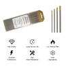 TIG Welding Tungsten Electrode 1.5% Lanthanated 1/8" x 7" (Golden,