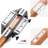 Door Hinge Jig,Aluminum Alloy Drill Guide Flat Hinge Slide Hinge