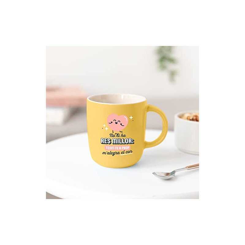 Mr. Wonderful WOA2313077CAZ0 Tasse, Steingut, Gelb