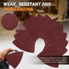 136Pcs Oscillating Tool Sanding Pad Kit, Contains 6Pcs Triangle Sanding