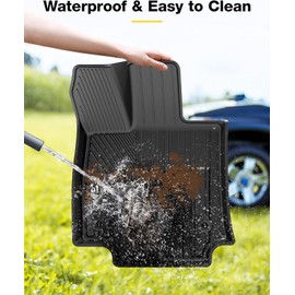 3W Floor Mats for Toyota RAV4 2019-2024 Custom Fit All Weather Car Floor Liner