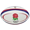 Gilbert England Replica Rugby Ball - White, Blue and Red