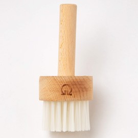  Endoshoji GBL01 Professional Cooking Brush, Large, Heat Resistant Nylon, Wooden Handle, Made in Japan