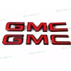 Auto GMC Front Rear Black Red GMC Emblem 2020+ Sierra