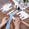 BENECREAT 9Sizes Quick Pleater, Acrylic Sewing Tools 1.27~10.12cm Quick Pleater