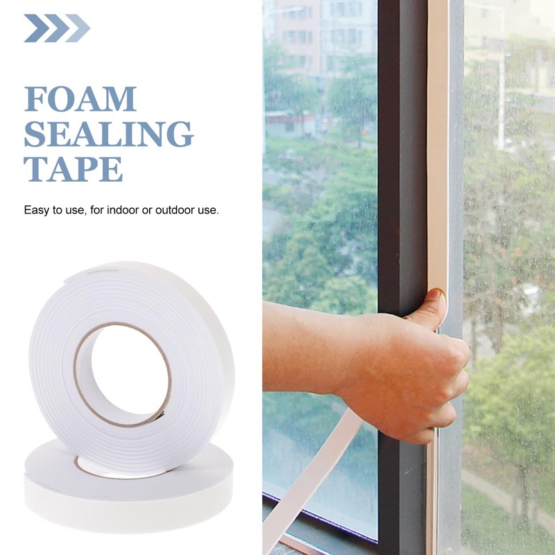 jojofuny 2pcs Eva Sponge Tape Door Draft Stopper Stopper for