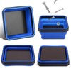 Collapsible Magnetic Parts Tray Set, 4 Pack New Version Magnetic