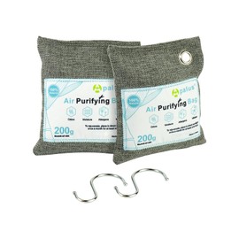 Apalus Car Dehumidifier, Air Purifier Bag Made of Activated Bamboo Charcoal, The Natural Air Freshener And Room Freshener is the Perfect Odour Neutraliser for the Car, Kitchen and Home