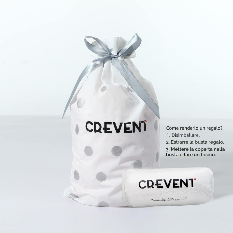 CREVENT - Coperta leggera, calda, morbida e accogliente in pile,