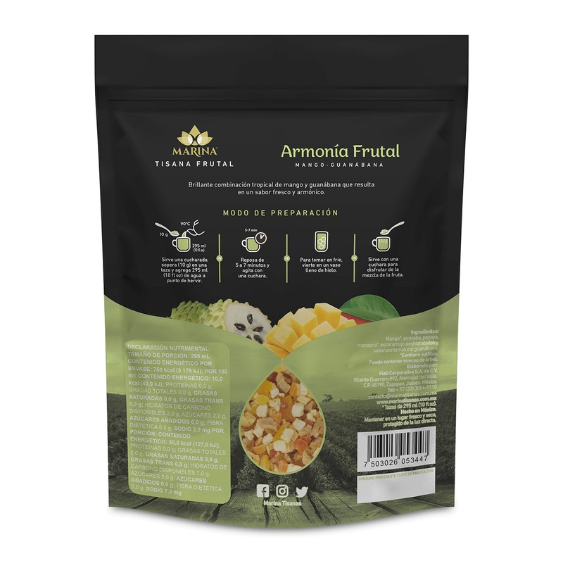 Tisana Armonía Frutal de 250g, de Marina Tisanas | A