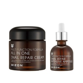 [MIZON Cosméticos Coreanos] Snail Repair Intensive Ampoule 30ml & All In One Cream 75ml