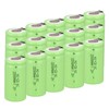 Odstore Ni-Cd Rechargeable C Battery Sub C 1.2V 2200mAh Batteries