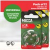 MEDca A10 Batteries - 12 Count Pack - 1.45V Zinc
