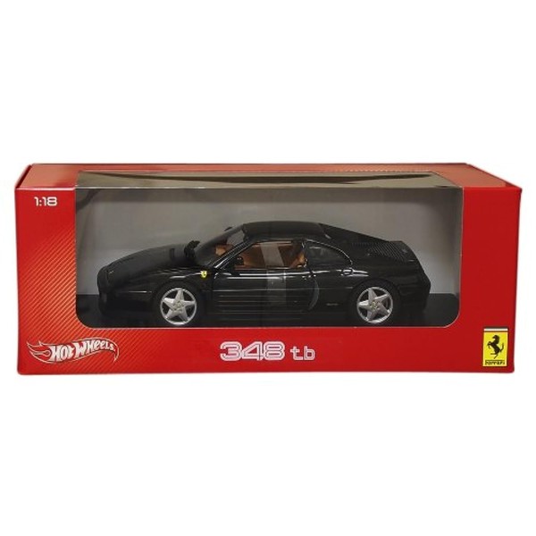 Hot wheels X5530 Ferrari 348 TB Black 1/18 Diecast Car Model by Hotwheels