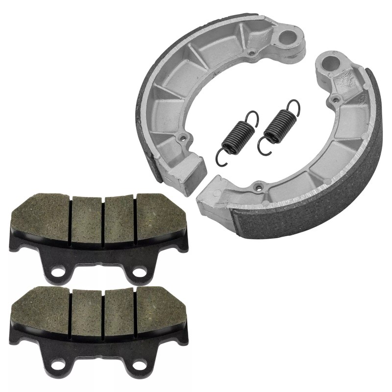 Caltric Front And Rear Brake Pads for Honda VF700C VF