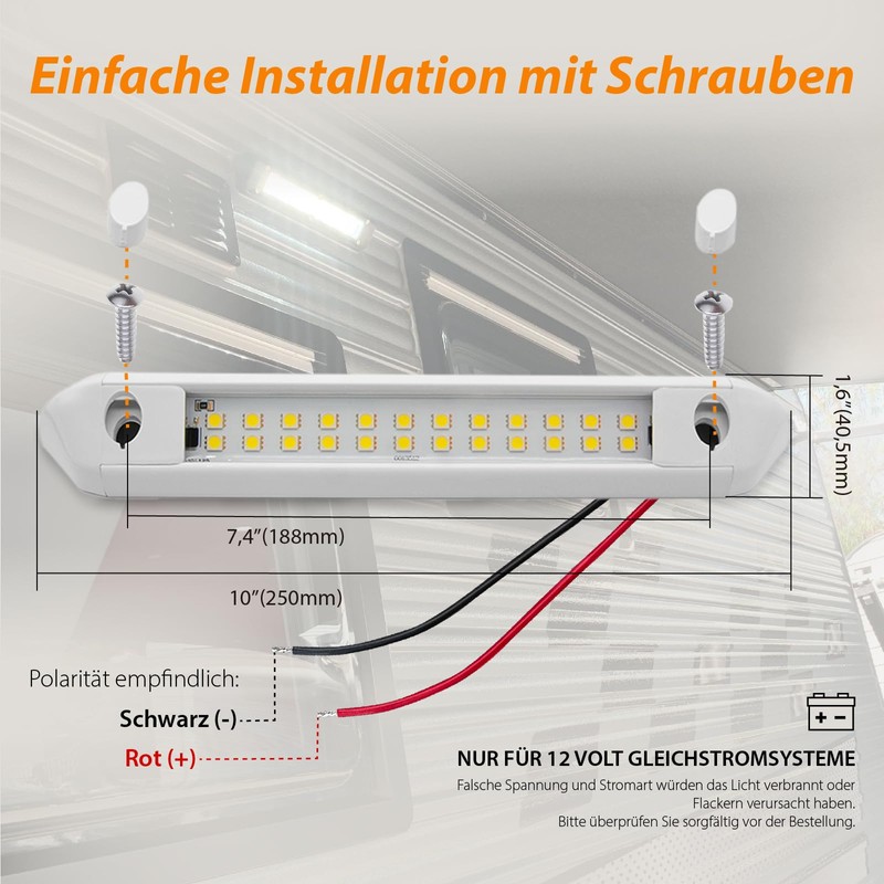 Awning Light LED Outdoor Lamp 12 V IP66