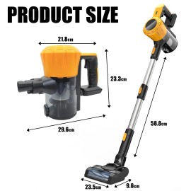 Cordless Vacuum Cleaner Hoover Upright Lightweight Handheld Bagless Vac