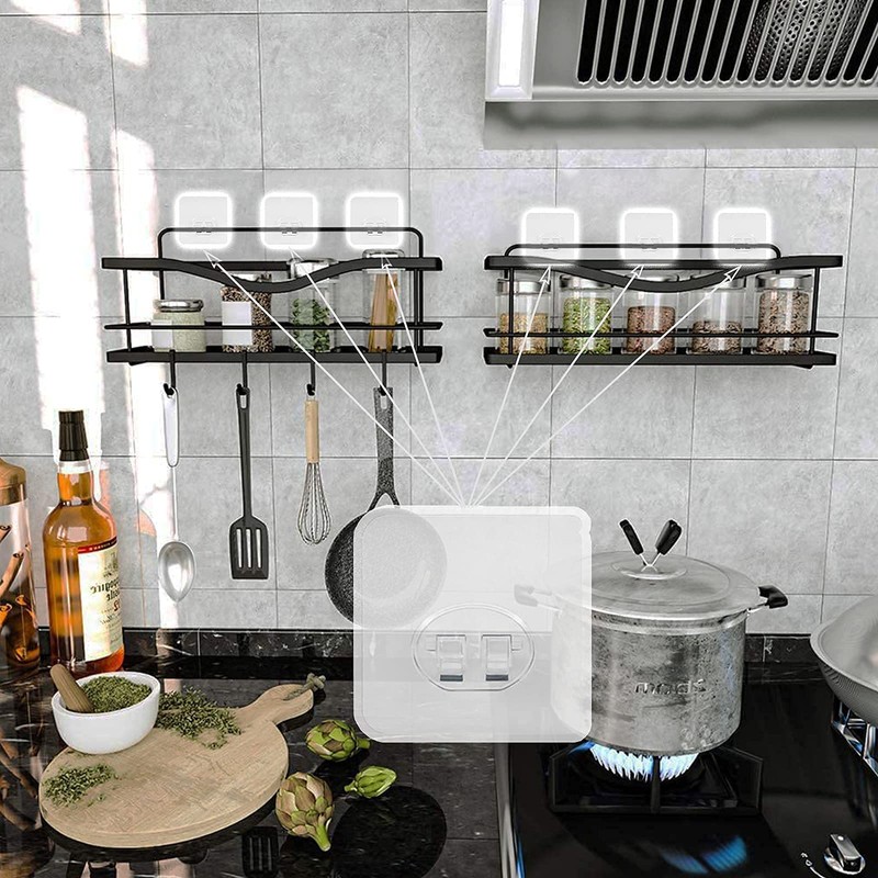 Shower Caddy Adhesive Replacement Stickers Hooks Adhesive Pack of 10
