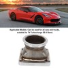 2.5in V Band Flange Adapter Stainless Steel Rustproof Long Lasting