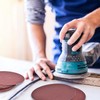 115mm Hook and Loop Sanding Discs 40/80/120/240 Grit Sandpaper Sheet,