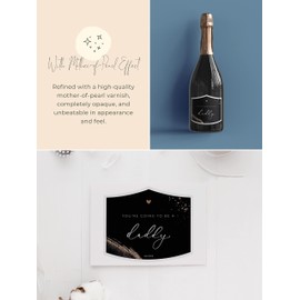 Joli Coon Pregnancy announcement ideas - You're going to be a daddy - Baby announcement bottle label