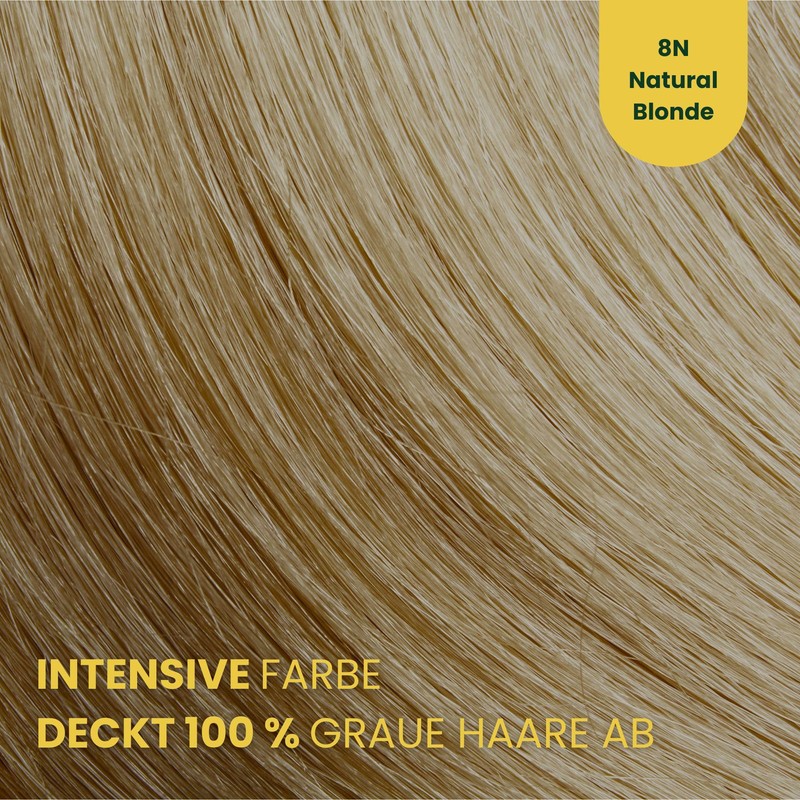 Phytocare Permanent Hair Colour, 20 Shades (8N Natural Blonde)