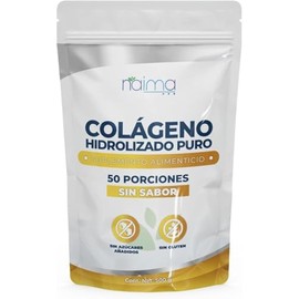 NAIMA Colágeno Hidrolizado Puro 500g | Suplemento Natural con Nutrientes Esenciales | Péptidos de Colágeno con Ingredientes Naturales, Sin Sabor | Cuidado de la Piel, Cabello, Articulaciones