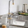 UPKOCH Stainless Steel Sink Corner Strainer Basket, Multifunctional Food Catcher,