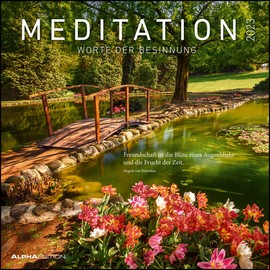 Meditation 2023 Brochure Calendar 30 x 30 cm Words of Contemplation