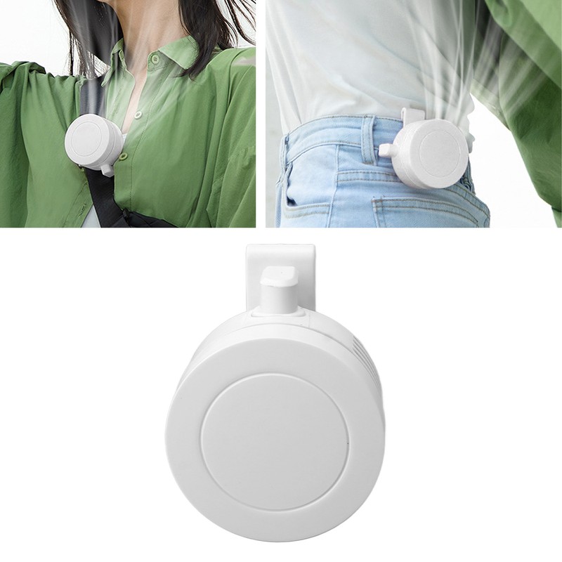 Mini Clip Fan Powerful Wind USB Rechargeable Low Noise Multiuse