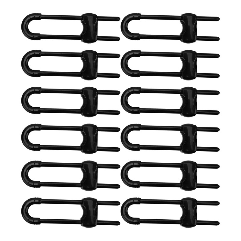 12PCS U Shaped Child Locks Safety Cabinet Childproof Latches for