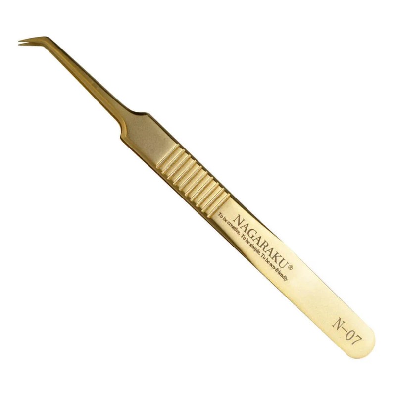 pinza L Nagaraku N-07 Para Pestañas De Volumen