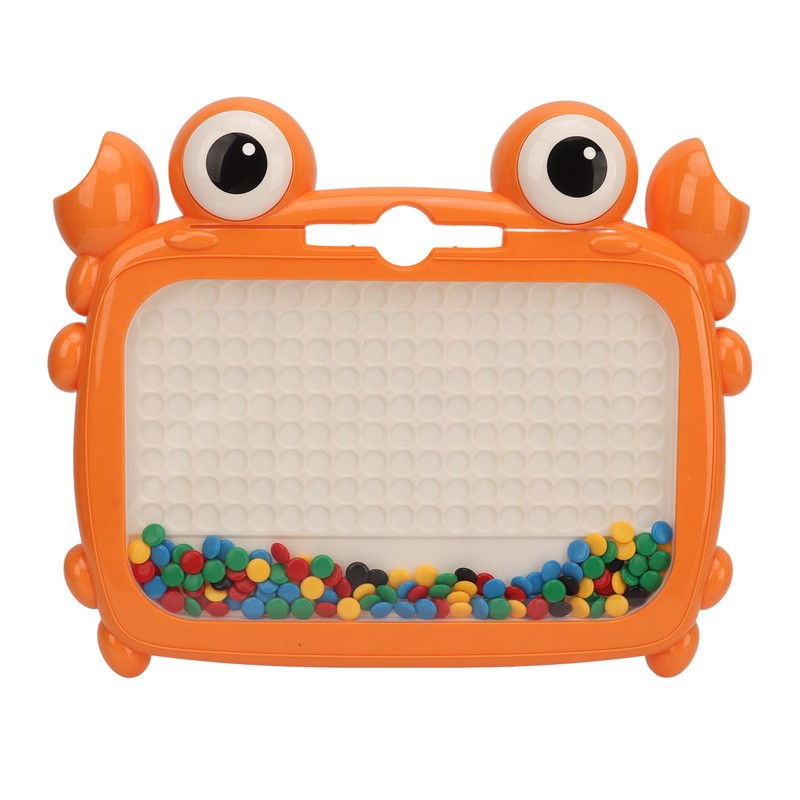 Magnetic Dot Drawing Board Cute Crab Shaped Doodle Board Educational