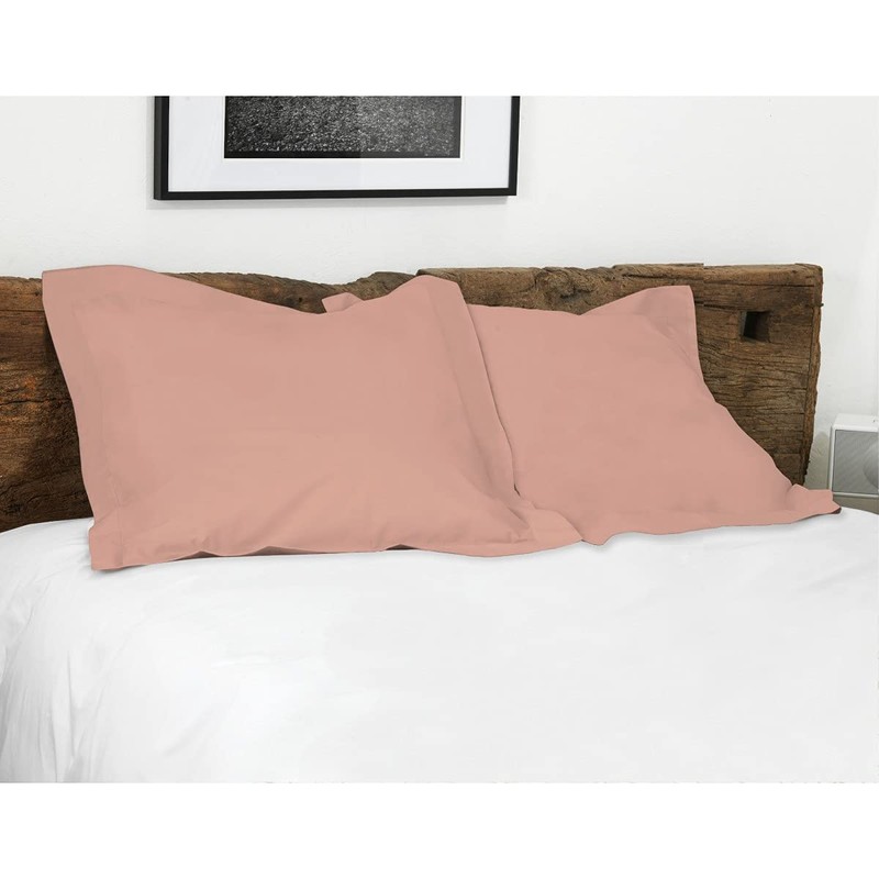 Home Linge Passion Ruffled Flat Cotton 57 Thread Count Pillowcases