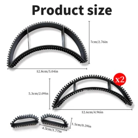 Bump It Hair Accessory, Bump It Up Headband, 5 Pcs Fluffy Styling Tool for Women and Girls, Bumpits for Hair, Hairdressing Tool Accessory Suitable for Long Thick Hair, Ponytail and So on
