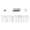 CDBP SPB332-S/SPB32-3 Parting Blade with 10 pcs GTN-3 Carbide Inserts