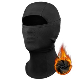 Qunature Balaclava Balaclava Winter Ski Mask Windproof Breathable Face Mask M/L for Outdoor Sports Skiing Cycling Snowboarding Motorcycling Women / Men, black