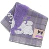 クロミ タオルハンカチ タータンチェック (パープル) 婦人 レディース タオル ハンドタオル 約25cm 000838-0015-04