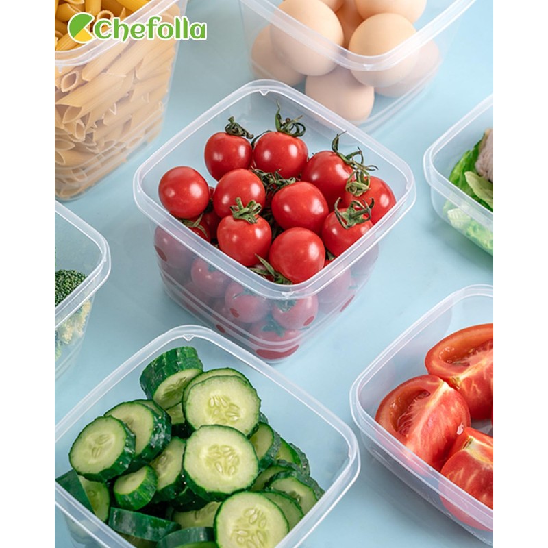 CHEFOLLA Contenedores para Alimentos Recipientes de Plastico de Termorresistente y