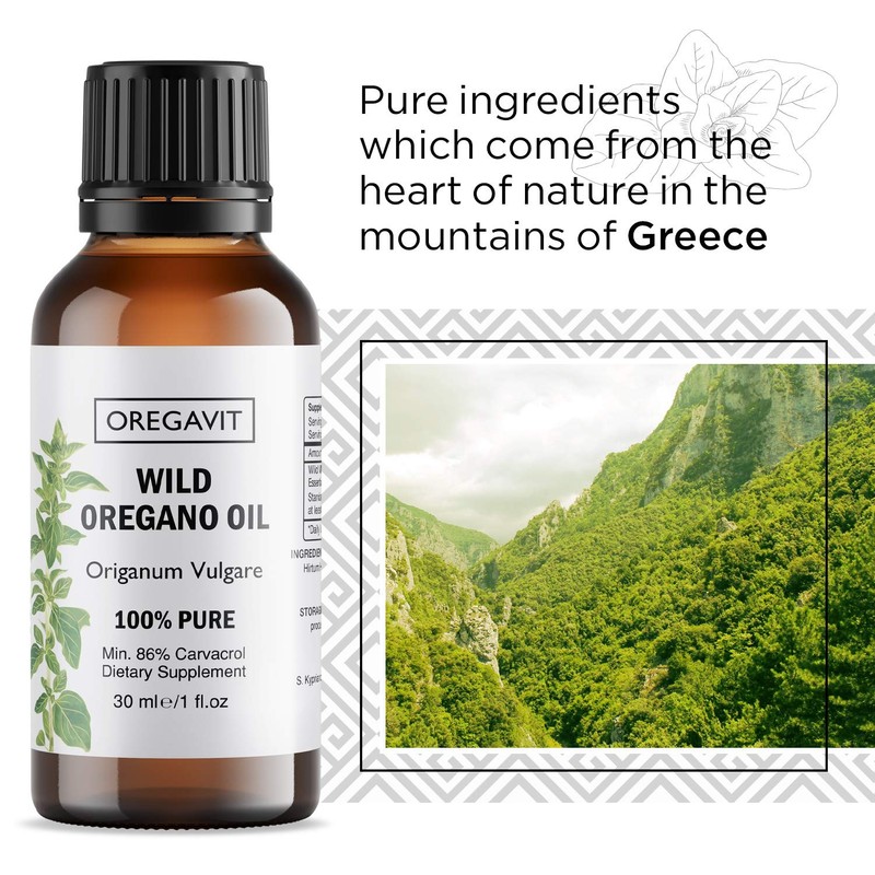 Wild Oregano Oil Organic - 100% Pure Undiluted Organic Wild