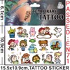 Toy Story Temporary Tattoos,8 Sheets 200+ Patterns Temporary Waterproof Removable,