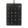 Sanwa Supply NT-18UH2BK Numeric Keypad with USB 2.0 Hub, Black