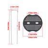 findmall 6 Inch 11 Gauge 200pcs Galvanized Garden Stakes 200pcs