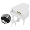 Wood Piano Model Music Box Jewelry Storage Musical Boxes with