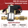 990-53 Universal Humidifier Solenoid Vavle Assembly Replacement Fit for GeneralAire
