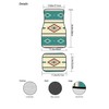 YINGQIGUAN Aztec Geometric Pattern Car Floor Mats Carpet Universal Southwest