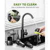 AMZCHEF ZM1501 Masticating Juicer with Quiet Motor, Cold press Juicer