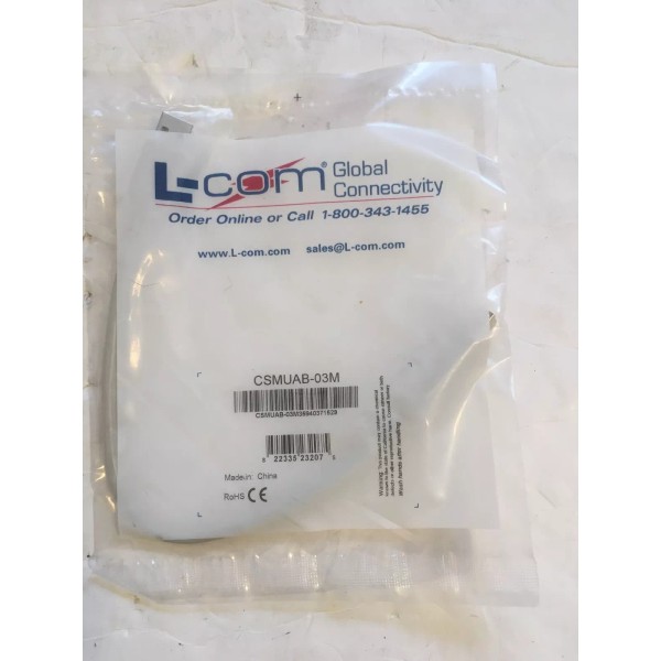 L-COM CSMUAB-03M CABLE 12 Inch “NEW” (B59)