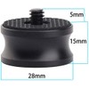 AORO Screw Adapter 1/4"-20 Male Convert 3/8"-16 Female 2pcs