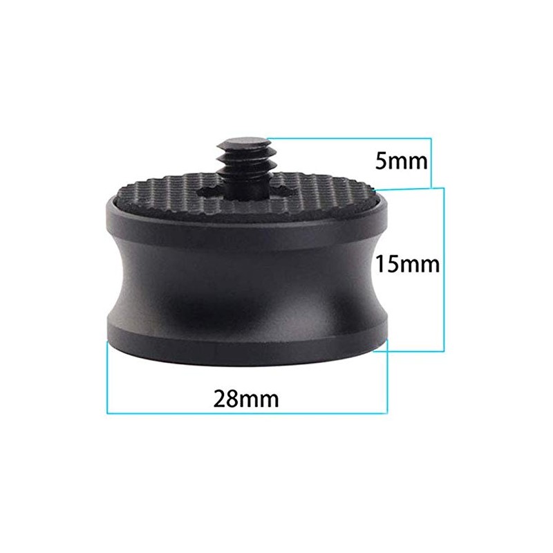 AORO Screw Adapter 1/4"-20 Male Convert 3/8"-16 Female 2pcs